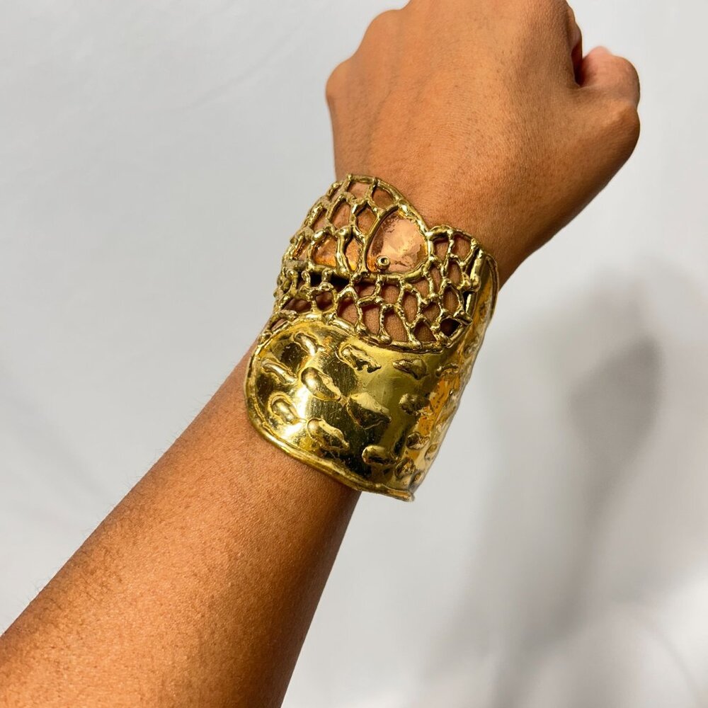 Elegant Gold Cuff Bracelet